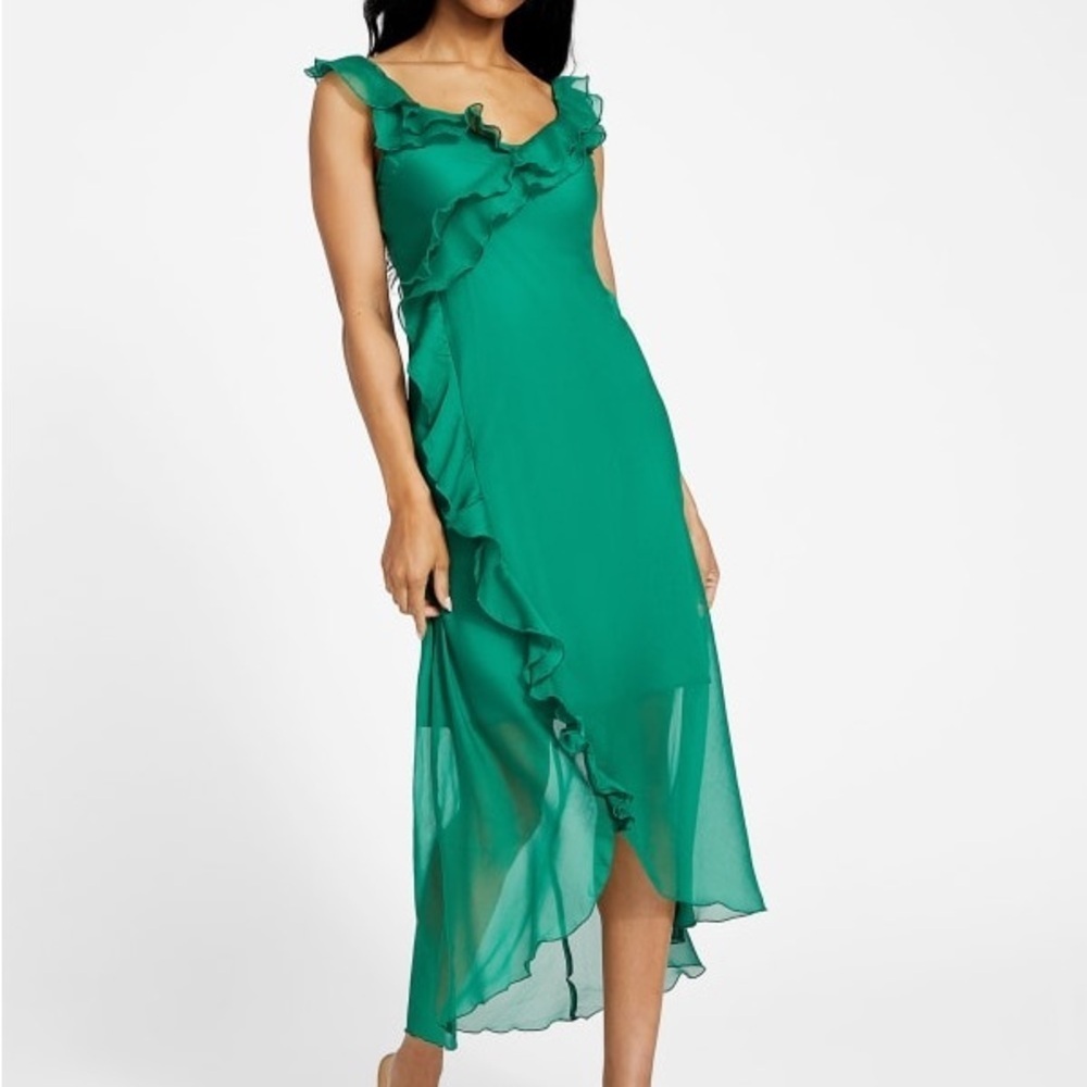 💚GUESS Eco Xena Maxi Dress – Size Large